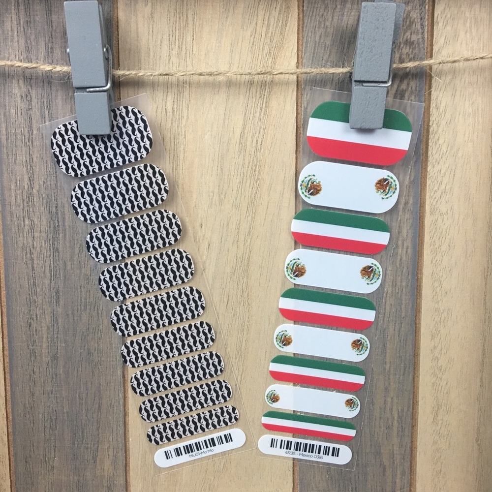 Jamberry MoMo & Mexico Nail Wrap Set
